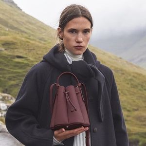 Polene Numero Huit Mini in Burgundy